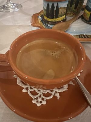 Coffee  at La Solita Zuppa in Chiusi