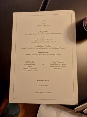 September set sharing menu at Malka in Tauranga