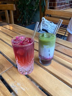 Lychee-rose & Matcha Blue Berry  at ÉTÉ in Berlin