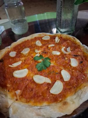 Margarita with garlic at Hideaway Resort in Arugam Bay