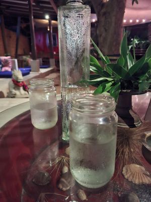 Destilled drinking water at Hideaway Resort in Arugam Bay