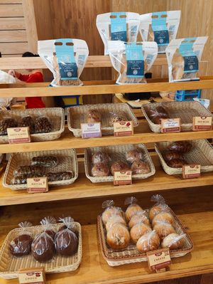 a wide selection of vegan buns at LN Fortunate Coffee 世界幸福咖啡 -Sungai Panas in Batam