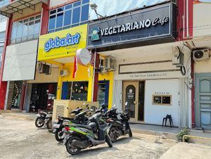 cafe exterior at Sambelano - Vegetariano Cafe in Batam