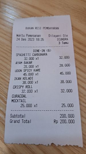 Ordered for 3 persons, eat till tummy fullfull 😋😂 at Sambelano - Vegetariano Cafe in Batam