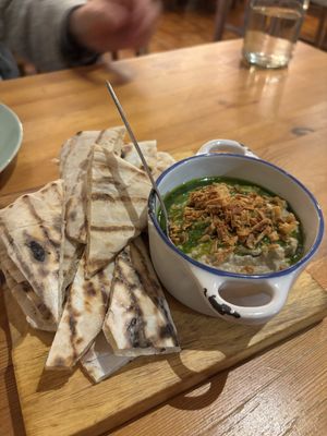 Amazing baba ganoush  at Small World Tapas in Torquay