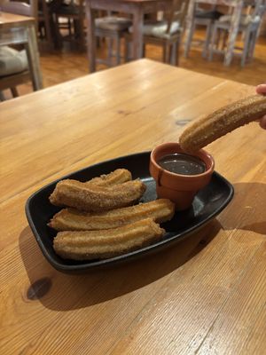 Churros! Really good   at Small World Tapas in Torquay