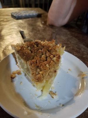 Vegan apple pie at June Bug Cafe in Midpines