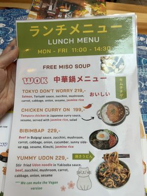 Vegan udon yakisoba   at OMG Asian Restaurant in Prague