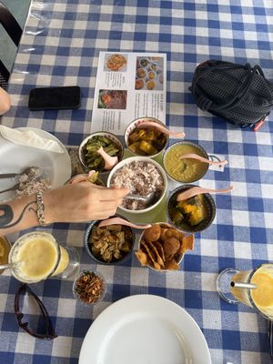   at Sri Lankan Rice and Curry House in Ahangama