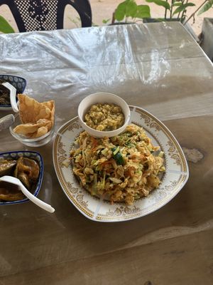   at Sri Lankan Rice and Curry House in Ahangama