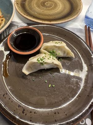 Vegetable gyozas  at UDON - Puerto Venecia in Zaragoza