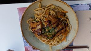 Yakiudon with Heurs at UDON - Puerto Venecia in Zaragoza