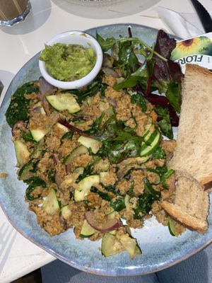 Scrambled tofu  at La Pausa Caffe in Dublin