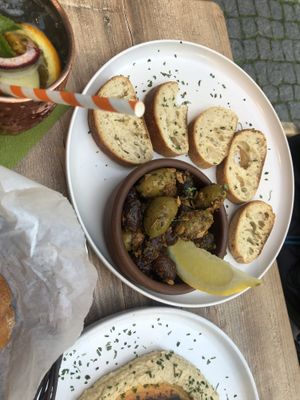 Olives  at Café Franz in Marburg