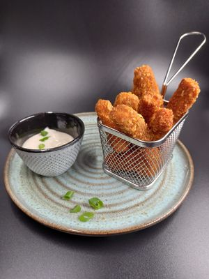 Crunchy tofu fingers at Baomerang in Porto