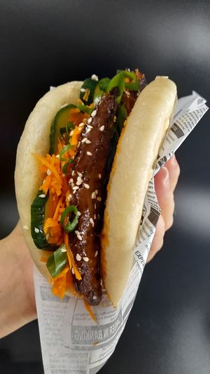 Teriyaki bao at Baomerang in Porto