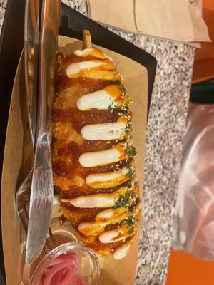 Korn dog  at Baomerang in Porto