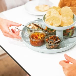 Sharing is caring, we can serve you on sharing platters so that you can have a taste of everything. at Pompidop in Brussels