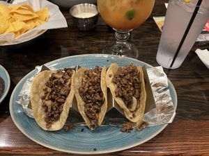  Vegan tacos  at Plaza Azteca in Glen Allen