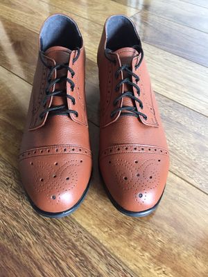 Brown shoes at Vegan Wares in Collingwood