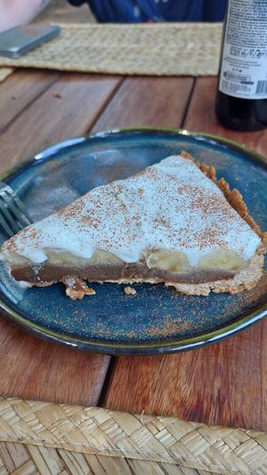 Torta banoffee at Coelho Vegano in Tibau Do Sul