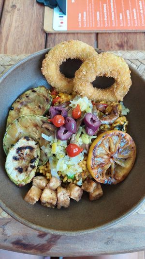 Prato do dia 500g (Paella) at Coelho Vegano in Tibau Do Sul