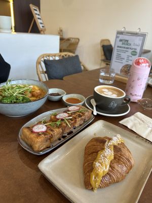 Vegetarian place so please check the menu or ask the server for allergens and vegan options.   at Vine Cafe in Johor Bahru