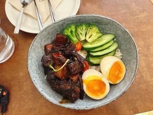 Rice  at Vine Cafe in Johor Bahru