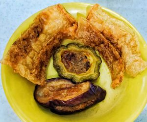 Yong Tau Foo at Liang Jie Mei Vegetarian - 兩姐妹素食 in Johor Bahru