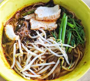 prawn noodles, highly recommend, taste like real non Veg prawn noodles at Liang Jie Mei Vegetarian - 兩姐妹素食 in Johor Bahru