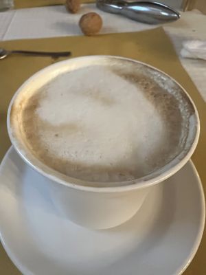 Cappuccino di soia  at Palazzo Bandino in Chianciano Terme