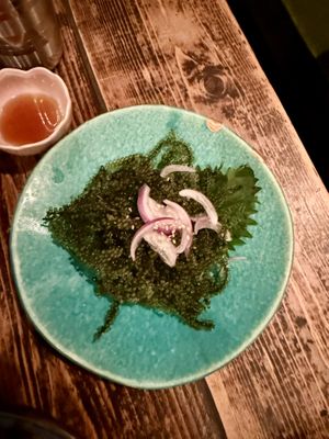 Seaweed “caviar"  at Asian Chample Foods Goya in Kyoto