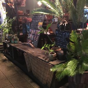 Front of the restaurant   at Asian Chample Foods Goya in Kyoto