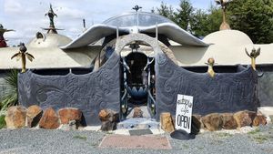 Quirky, fun place to check out! at Eutopia Cafe in Kaiwaka