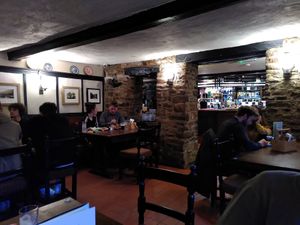 Cosy indoors at The Old Nags Head in Edale