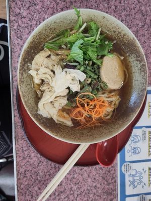 Ramen with yuba at Nikko Maruhide Shokudo in Nikko