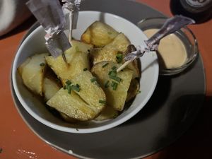 Patatas con maionesa  at Terra Fogo in Sao Miguel