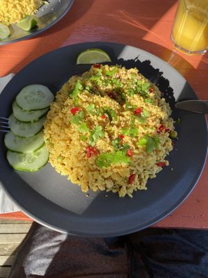 Thai fried Rice  at Terra Fogo in Sao Miguel