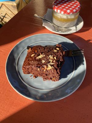 Chocolate orange cake  at Terra Fogo in Sao Miguel