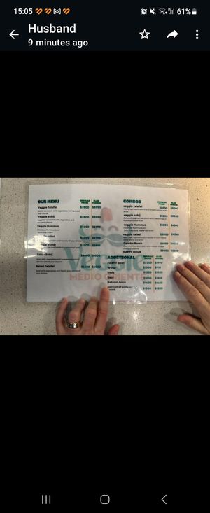 A must visit, very tasty! at Veggie Medio Oriente in Buenos Aires