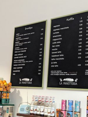 Kaart at La Panetteria in Amsterdam