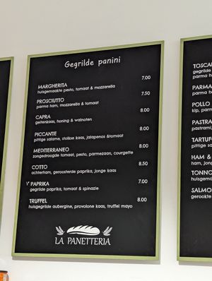 Kaart at La Panetteria in Amsterdam