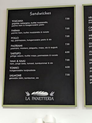 Kaart at La Panetteria in Amsterdam