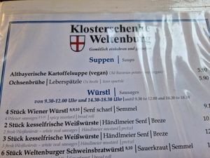  at Klosterschenke Weltenburg in Kelheim