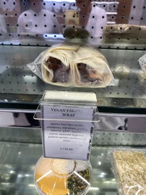 Falafel wrap   at Bliss Lab in Hamala