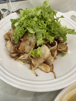 Turnip/carrot cakee  at Hainan Village Malayan Kopitiam - Mount Austin in Johor Bahru