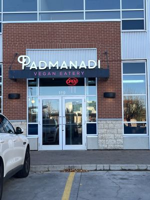 Outsidee  at Padmanadi Vegan Eatery in Calgary