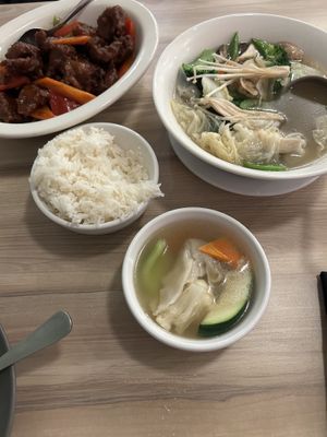 Jasmine rice   at Padmanadi Vegan Eatery in Calgary