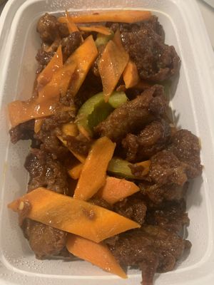 Seitan   at Padmanadi Vegan Eatery in Calgary