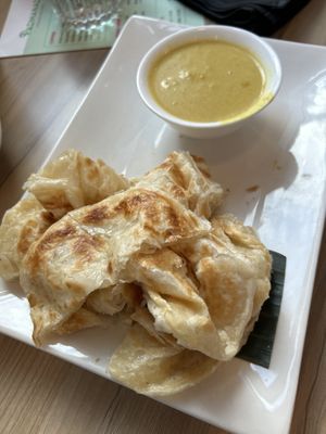 Roti  at Padmanadi Vegan Eatery in Calgary